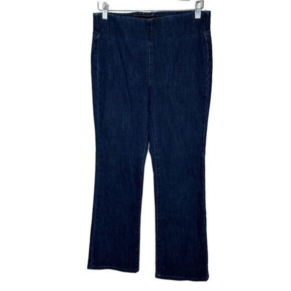 Soft Surroundings The Ultimate Denim Pull-On Bootcut Jeans Size Petite Small - Picture 2 of 10